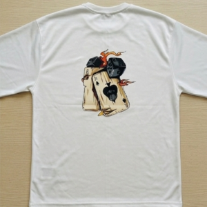 Vintage Graphic Printed T-Shirt – Ace Card Design | Premium Washed Cotton | 4 Colors