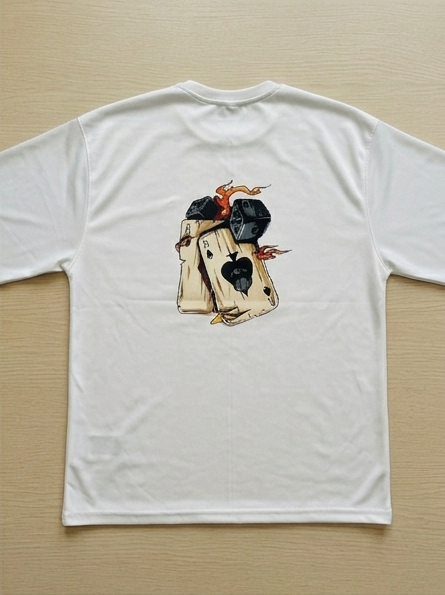 Vintage Graphic Printed T-Shirt – Ace Card Design | Premium Washed Cotton | 4 Colors