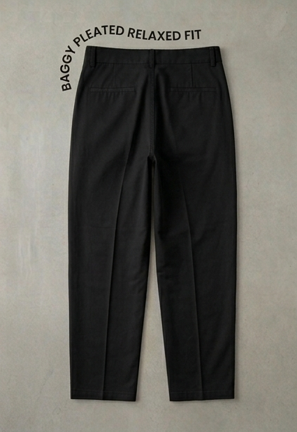 Men’s Single Line Baggy Trouser – Terry Cotton | Relaxed Fit - Image 4