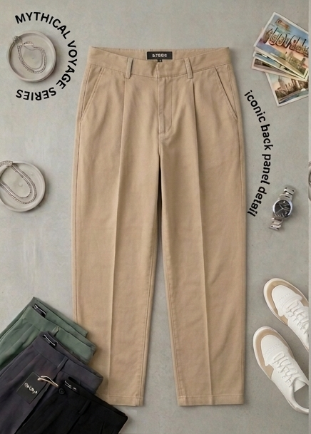 Men’s Single Line Baggy Trouser – Terry Cotton | Relaxed Fit - Image 3