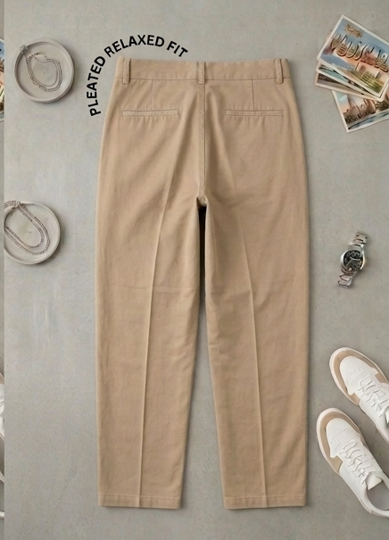 Men’s Single Line Baggy Trouser – Terry Cotton | Relaxed Fit - Image 2